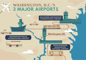 International Airports In Canada Map A Guide to Airports Near Washington D C
