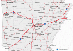 Interstate Map Of Georgia Map Of Arkansas Cities Arkansas Road Map