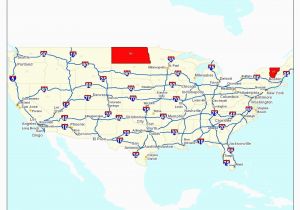 Interstate Map Of Ohio Map Of the United States Highways Valid Map Interstate Highways In