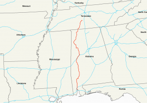 Interstate Map Tennessee U S Route 43 Wikipedia