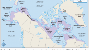 Inuit Canada Map the People Of the Canadian Arctic are Known as the Inuit