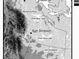 Inuvik Canada Map topographical Map Of the Mackenzie River Basin Field