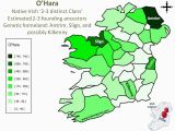 Ireland Clan Map O Hara Clan Genetic Homeland My Family Heritage Irish