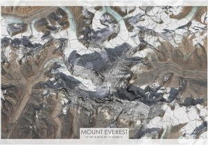 Ireland Elevation Map Mount Everest topographic Map Mt Everest topo Map Mt Everest