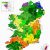 Ireland Lakes Map Clan Map Of Ireland Irish origenes Use Family Tree Dna to