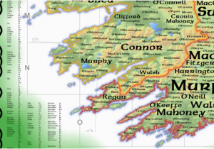 Ireland Last Name Map Geo Geneology Of Irish Surnames Arcgis Blog Caots