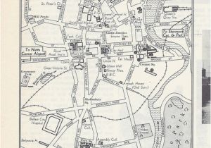 Ireland Map Black and White Belfast northern Ireland Map City Map Street Map 1950s