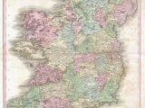 Ireland Map by County File 1818 Pinkerton Map Of Ireland Geographicus Ireland