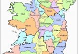 Ireland Map Showing Counties Map Of Counties In Ireland This County Map Of Ireland Shows All 32