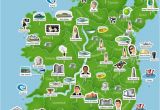 Ireland Map with attractions Map Of Ireland Ireland Trip to Ireland In 2019 Ireland Map