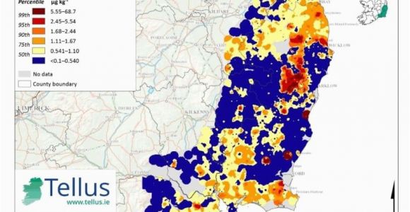 Ireland Natural Resources Map Tellus Uncovers Platinum and Gold In south East Leinster