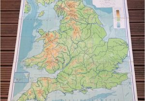 Ireland Physical Map England and Wales Physical Map Philips by Wafflesandsprout