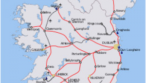 Ireland Rail Map Rail Transport In Ireland Wikivisually