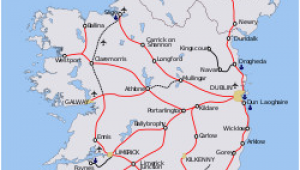 Ireland Railway Map Rail Transport In Ireland Wikivisually