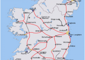 Ireland Railway Map Rail Transport In Ireland Wikivisually