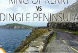 Ireland Ring Of Kerry Map Ring Of Kerry Vs Dingle Peninsula