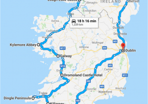 Ireland Ring Of Kerry Map the Ultimate Itinerary for 7 Days In Ireland Travel and