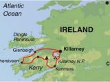 Ireland Ring Of Kerry Map Unspoilt Ring Of Kerry Cycling European tours From