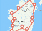 Ireland Road Trip Map the Ultimate Irish Roadtrip Travel Tips Pinterest