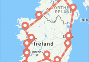 Ireland Road Trip Map the Ultimate Irish Roadtrip Travel Tips Pinterest