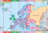 Ireland Time Zone Map Map Of Germany Time Zones Download them and Print
