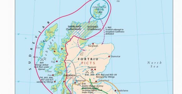 Ireland to Scotland Ferry Map Map Of Viking Scotland 800 1014 Scottish Maps and