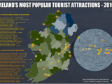 Ireland tourist attractions Map Ireland S Most Popular tourist Counties and attractions Have Been