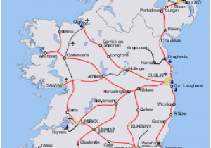 Ireland Train Map Rail Transport In Ireland Wikivisually