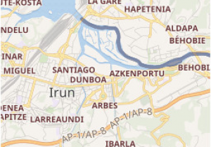 Irun Spain Map Irun Reisefuhrer Auf Wikivoyage