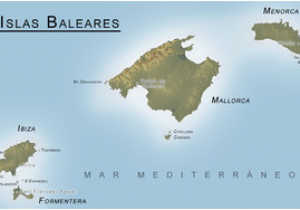 Island Of Majorca Spain Map Balearic islands Wikipedia