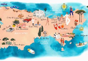 Isle Of Capri Italy Map Pin by Rueiruei Wang On Map Vanity Fair Map Capri