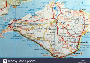 Isle Of Wight England Map isle Of Wight Map Stockfotos isle Of Wight Map Bilder Alamy