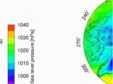 Isobar Map Europe A Sea Level Pressure and B Two Meter Temperature Data