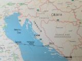 Italy Adriatic Coast Map Travelling From Ancona Italy to Split Croatia Travel Ancona