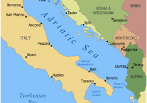 Italy and Surrounding Countries Map Adriatic Sea Wikipedia