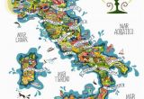 Italy Beaches Map Italy Wines Antoine Corbineau 1 Map O Rama Italy Map Italian