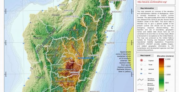 Italy Elevation Map Madagascar topography by Unosat Map Madagascar topography