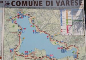 Italy Lakes Map Trail Map Picture Of Lake Varese Bicycle Trail Varese Tripadvisor