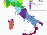 Italy Map Regions Provinces Linguistic Map Of Italy Maps Italy Map Map Of Italy Regions