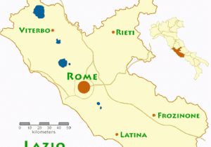 Italy Map Regions Provinces Travel Maps Of the Italian Region Of Lazio Near Rome