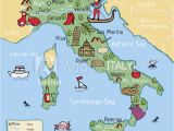 Italy Map with Major Cities Fotografie Obraz Cartoon Vector Map Of Italy for Kids Posters Cz