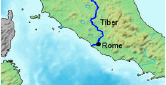 Italy Map with Rivers Tiber Wikipedia