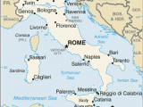 Italy Mediterranean Coast Map Fast Facts On Italy Rome and the Italian Peninsula