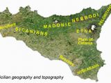 Italy Mountain Ranges Map Mountains Of Sicily Sicily S Mountains Sicilian Mountain Ranges