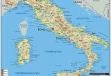 Italy Physical Features Map Italy Physical Map Paper Laminated A2 Size 42 X 59 4 Cm Amazon