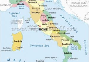 Italy Physical Features Map Maps Of Italy Political Physical Location Outline thematic and