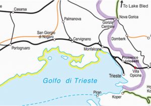 Italy Rail Network Map Venice to Ljubljana by Train for 22 Venice to Zagreb for 40