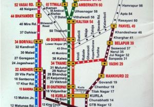 Italy Railroad Map Find Your Way Around Mumbai with This Train Map In 2019 Churchgate
