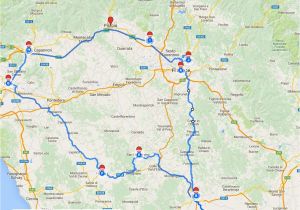 Italy Road Maps Free Tuscany Itinerary See the Best Places In One Week Florence
