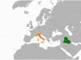 Italy to Germany Map Iraq Italy Relations Wikipedia